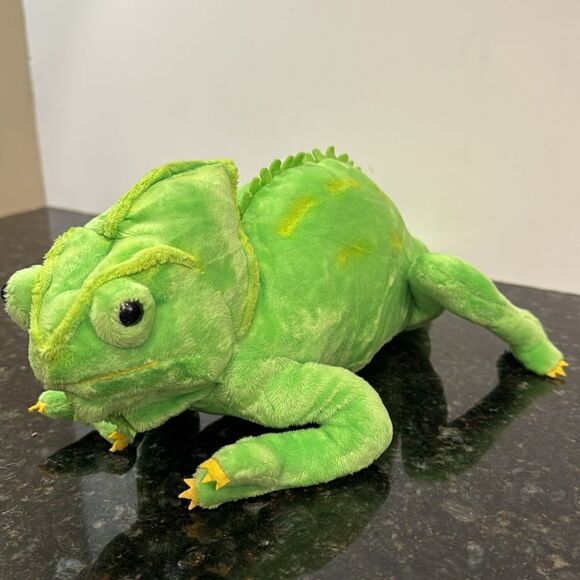 Chameleon Plush Toy - 15 inch Green Stuffed Toys Realistic Chameleon - Picture 3 of 9